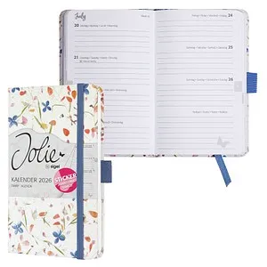 SIGEL Buchkalender Jolie 2026 Bloom violet, 1 St. von SIGEL