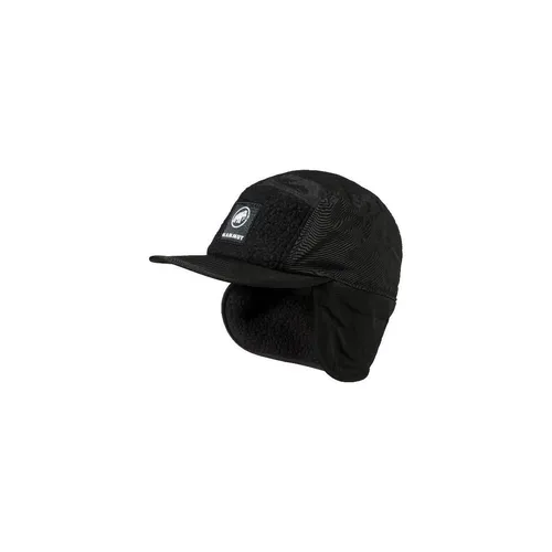 Mammut Fleece Cap black (0001) S-M - Hüte & Caps - Ideal für kalte Tage, bietet die Fleece Cap von Mammut optimalen Wind- und Kälteschutz mit hochwertigem Polartec Fleece und individuellem Kordelzug für perfekten Sitz.