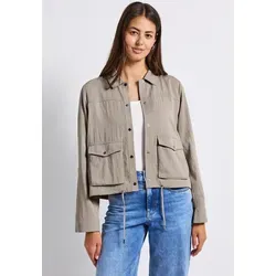 Damen Leichte Strukturjacke in beige von Street One