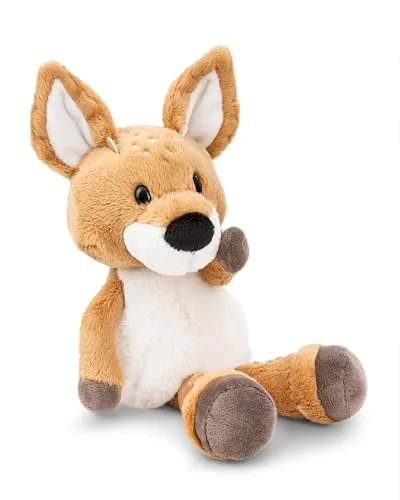 Kuscheltier Rehbock René Roebuck NICI GREEN - Niedliches Rehbock-Kuscheltier in braun, ideal zum Spielen und Kuscheln. Perfekt für Kinder und Sammler, mit einer Größe von 10 cm.