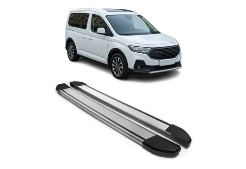 OMAC Kfz-Schmutzfänger Seitenschweller für Ford Transit Connect 2019-21 L1 FL - Fahrzeugspezifische Aluminium Trittbretter, rutschfest und robust. Schützen Sie Ihre Karosserie und erleichtern Sie den Ein- und Ausstieg. Ideal für alle Wetterbedingungen und verleiht Ihrem Fahrzeug einen sportlichen Look.