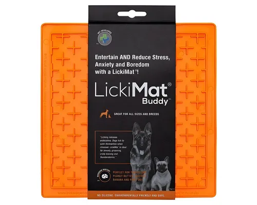 LickiMat Antischlingnapf Classic Buddy orange