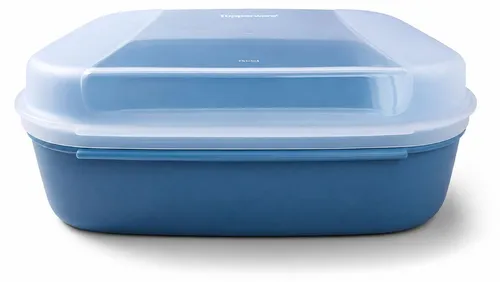 TUPPERWARE Naschkätzchen 1,7 L blau weiß Bellevue von Tupperware