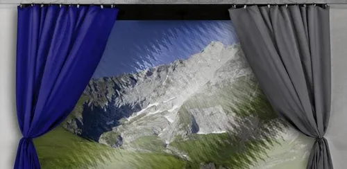 Thule Gardinen-Set für Safari-Residence G2/G3, Panorama & Veduta, grau - Weiteres Markisen-Zubehör, stilvolles Gardinen-Set für Vorzelte, perfekt passend für Thule Residence G2/G3, Panorama und Veduta, setzt neue Akzente im Campingbereich.