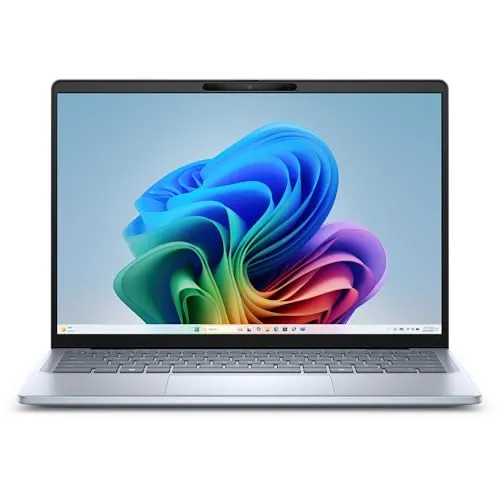 Dell Inspiron 14 Plus Copilot+ PC 7441 Laptop 14 Inch QHD+ Touch Display, Snapdragon X Plus X1P-64-100, Qualcomm Adreno GPU, 16GB RAM, 1TB SSD, Windows 11 Home, German QWERTZ Backlit AI Keyboard, Ice