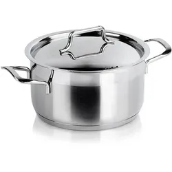 Orion Anett Topf mit Deckel, Edelstahl, 18 cm, 2,3 l