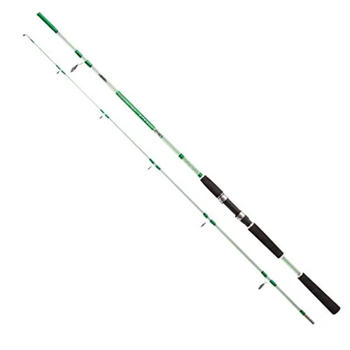 JENZI Solid Pro 2,10 m - Hochwertige Reiserute - Reiserute aus Vollglas mit 6 Ringen, ideal für Angler auf Reisen. Leicht und kompakt, perfekt für verschiedene Angelbedingungen.