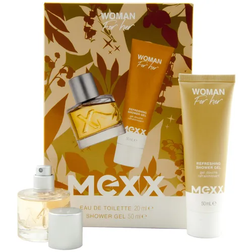 Mexx Geschenkset Woman For Her 1 Set = 1 x 20ml Edt Spray + 1 x 50ml Shower Gel