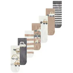 Next Basicsocken Socken mit hohem Baumwollanteil, 7er-Pack (1-Paar) beige 31-36