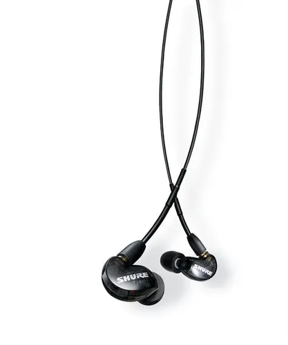 Shure SE215-K In-Ear Ohrhörer - Kopfhörer mit dynamischem Bass, hervorragender Geräuschabschirmung bis zu 37 dB und abnehmbarem, robustem Kabel für besten Tragekomfort und Audioperformance.
