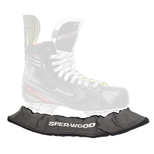 Sherwood Unisex SHER WOOD Junior Pro Eishockey elastische Kufenstr mpfe f r Kinder Eishockey Schlittschuhe 2, grau, Einheitsgröße EU