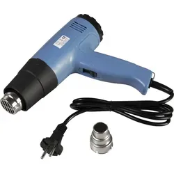 MCP-1317001 Heißluftgebläse 1500 W - Heißluftpistole für vielseitige Anwendungen wie Schrumpfschläuche und Lacktrocknung, zweistufig schaltbar mit bis zu 500 l/min Luftstrom.