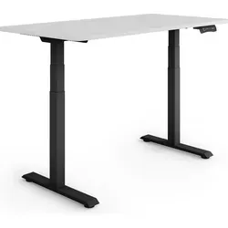 ESMART Germany EZX-132BG Steh-Sitz-Schreibtisch 120x60cm in schwarz von ESMART