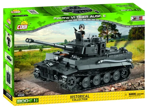COBI 2538 WWII Dt. PzKpfW VI TIGER Ausf.E WWII 800 Bausteine/1 Figur OVP RAR !