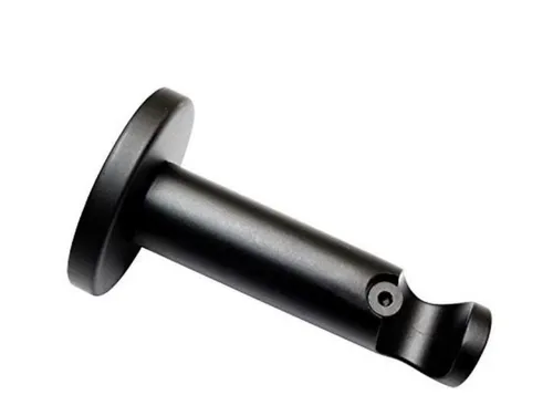 Idealo-Bestpreis! Wandträger 1-läufig für Memphis schwarz Ø 16 mm