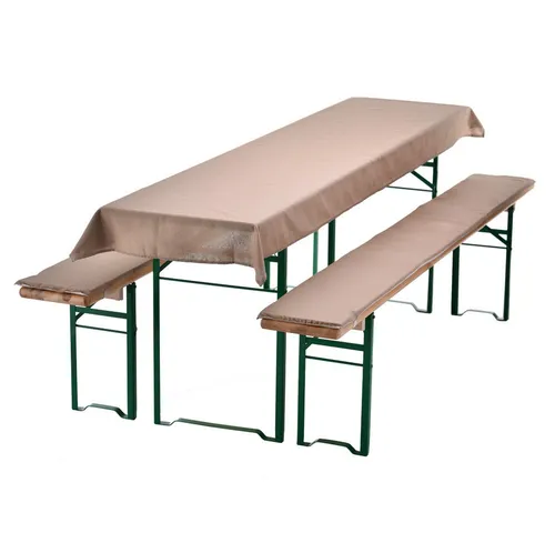 NYVI Bierbankauflagen Set NYVIGala 240x70 cm Beige in beige von NYVI