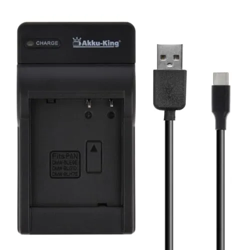 USB-Akku-Ladegerät kompatibel mit Panasonic DMW-BLH7