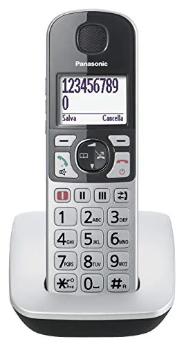 Panasonic KX-TGE510JTS DECT Telefon mit Anrufer-Identifikation - Festnetztelefon mit DECT-Technologie, bietet praktische Anrufer-Identifikation und ist ideal für eine klare Kommunikation zu Hause.