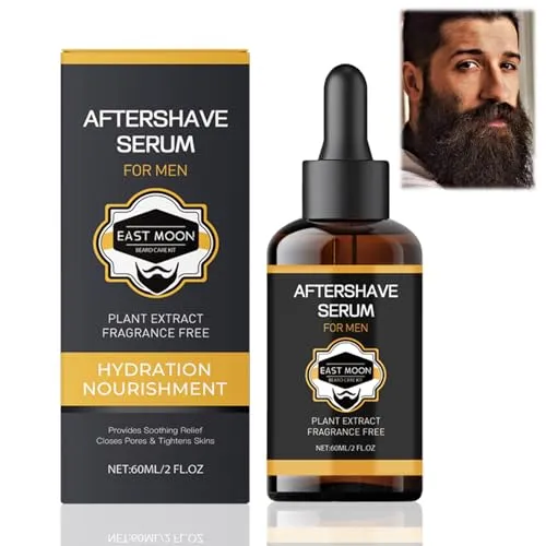After Shave Herren,Rasierwasser Herren After Shave,Aftershave Men,Feuchtigkeitsspendend,Beruhigend und Reparierend für Das Gesicht,Geeignet für Die Gesichtspflege von Männern 60 ml