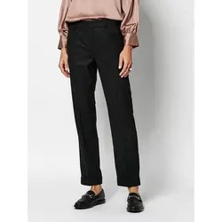 Rosner Chino in Schwarz - 40/L30 - Stylische Chino mit Regular Fit, Gürtelschlaufen und fixiertem Aufschlag. Ideal für den Alltag und vielseitig kombinierbar.