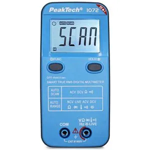 PeakTech Multimeter P 1072 True RMS digital, 600 V, 10 A, CAT III, Temperatur