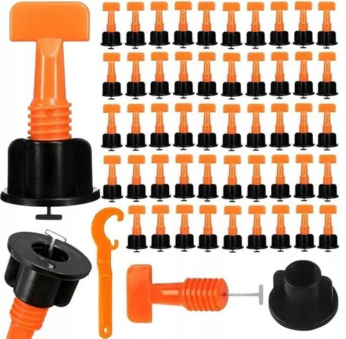 50x Fliesen Nivelliersystem Keile Rot