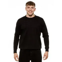 Cotton Prime® Hoodie Sweater Pullover aus Baumwollmischung und weichem Innenfleece schwarz S