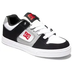 DC Shoes Pure Sneaker weiß 34 EU - Sneaker für Kinder in Größe 34, aus hochwertigem Leder, ideal für sportliche Aktivitäten und lässige Outfits.