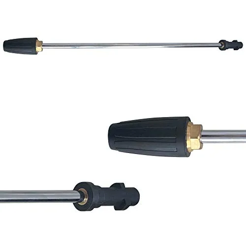 Hochwertige Rotordüse I Dreckfräse I Dreckfraser I Düse mit Bajonett - Kunststoff – 040 - Anschluss für Kärcher K4 K5 K6 K7 bis zu 207bar & Max.: 100° C für Consumer, Home & Garden