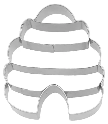 Birkmann, Ausstechform Bienenstock, 6 cm, Edelstahl, mit Innenprägung, hochwertige Qualität