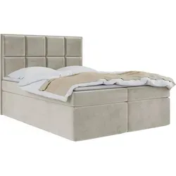 Boxspringbett mit Bettkasten 120x200 140x200 160x200 180x200 200x200 Doppelbett Gepolstert Bett Mit Matratze und Topper