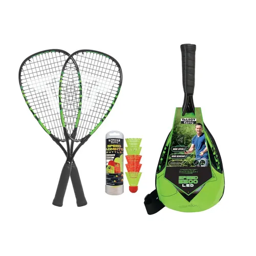 Talbot-Torro Speed Badminton Set Speed 5500 LED - Sonstige - Perfekt für spannende Spiele bei Tag und Nacht dank integrierter LED-Technologie, ideal für aktive Freizeitgestaltung!