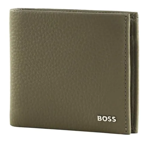 BOSS 4 CC Coin Wallet aus echtem Rindsleder - Hochwertige BOSS Geldbörse aus echtem Rindsleder mit praktischer Innenaufteilung für Karten und Münzen. Stilvoll und kompakt – perfekt für den Alltag.