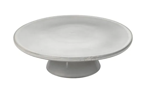 Broste Copenhagen Kuchenplatte Nordic - Steingut in Sand, 30x10 cm, handgemacht und spülmaschinenfest, einzigartiges Design für jeden Anlass