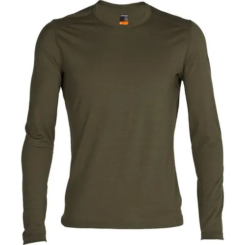 Icebreaker M 200 Oasis Long Sleeve Crewe loden (069) L - Funktionsunterwäsche aus 100% Merinowolle, atmungsaktiv und geruchsresistent. Ideal für wechselnde Wetterbedingungen mit Slim Fit für optimalen Komfort im Alltag.