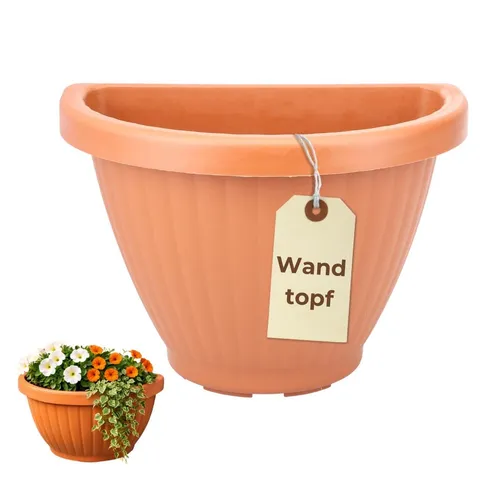 GarPet Terracotta Blumentopf Wandtopf von GarPet