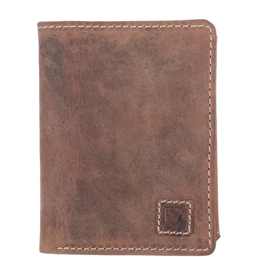 Urban Bull Leder Börse Hochformat Hunter - tan