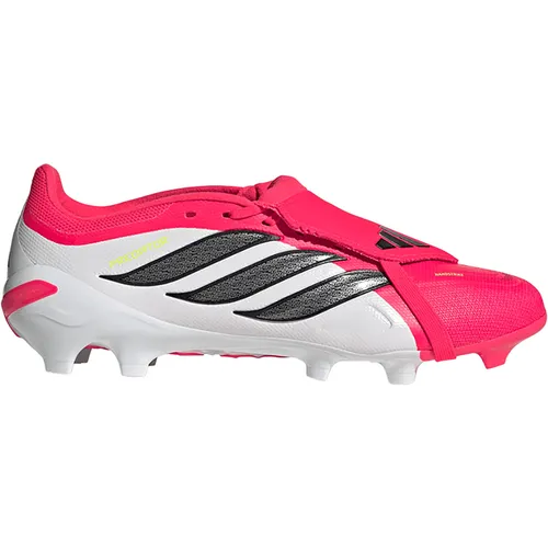 ADIDAS Herren Fußballschuhe PREDATOR LEAGUE mit umschlagbarer Zunge - Die ADIDAS Predator League Fußballschuhe bieten optimalen Grip und Komfort für feste Böden. Mit ihrem leichten Design und der innovativen Zunge bist du bereit, das Spiel zu dominieren.