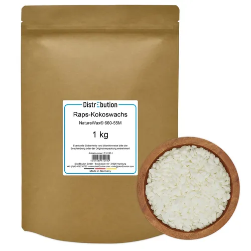 Rapswachs Kokoswachs Pastillen 1kg NatureWax 660-55M Kerzen gießen Kerzenwachs