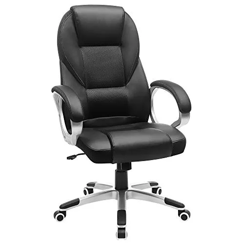 Produktbild SONGMICS Bürostuhl Chefsessel OBG22B – Ergonomischer Drehstuhl für Büro und Gaming