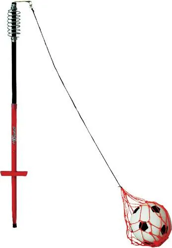 VEDES Großhandel GmbH - New Sports Fußball-Trainer-Set, Stange + Ball