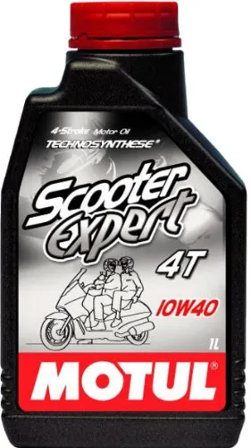 Motul 101257 Scooter Expert 4T, 10 W-40, 1 L in weiß von Motul