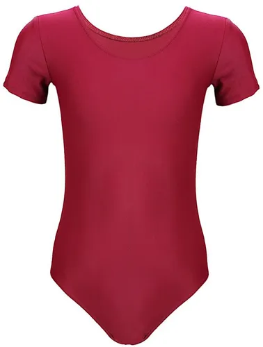 Aquarti Turnanzug Aquarti Mädchen Gymnastikanzug Kurzarm Ballett Trikot