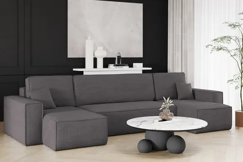 Wohnlandschaft Schlafsofa MARIS in Anthrazit