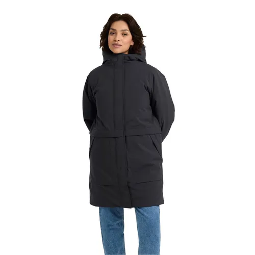 Jack Wolfskin Wintertide Jacket W black (6000) XS - Funktionsjacken - Wetterfeste und isolierende Damenjacke mit TEXAPORE CORE Material, ideal für kalte Tage und Freizeitaktivitäten.