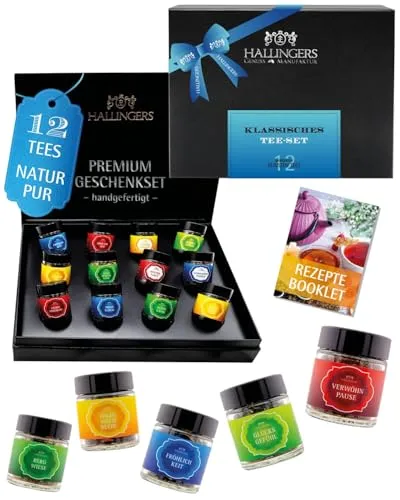 Hallingers Genuss Manufaktur Tee Geschenk-Set von Hallingers Genuss Manufaktur