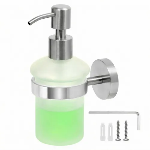 Seifen- & Lotionsspender Silber von QWORK