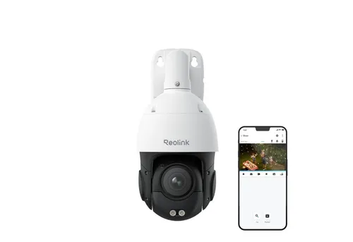 Reolink 4K PoE Überwachungskamera mit 16X Zoom - Überwachungskamera für den Außenbereich mit 4K Auflösung und 16X optischem Zoom. Ideal für präzise Personen-, Fahrzeug- und Tiererkennung mit Zwei-Wege-Audio und PoE für einfache Installation.