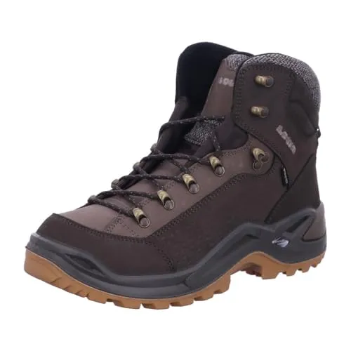 Lowa Herren Renegade Warm GTX Mid Schuhe (Größe 46, braun) - Wanderschuhe für kalte Tage, ausgestattet mit Gore-Tex für wasserfeste und atmungsaktive Eigenschaften, ideal für winterliche Abenteuer.