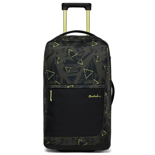 satch flow M Trolley Koffer - Handgepäck und großer Koffer - Koffer in 2 Größen: Handgepäck (54x32x23 cm) und groß (65x37x29 cm), mit TSA-Schlössern, reflektierendem Piping und praktischen Wäschebeuteln für optimale Organisation.